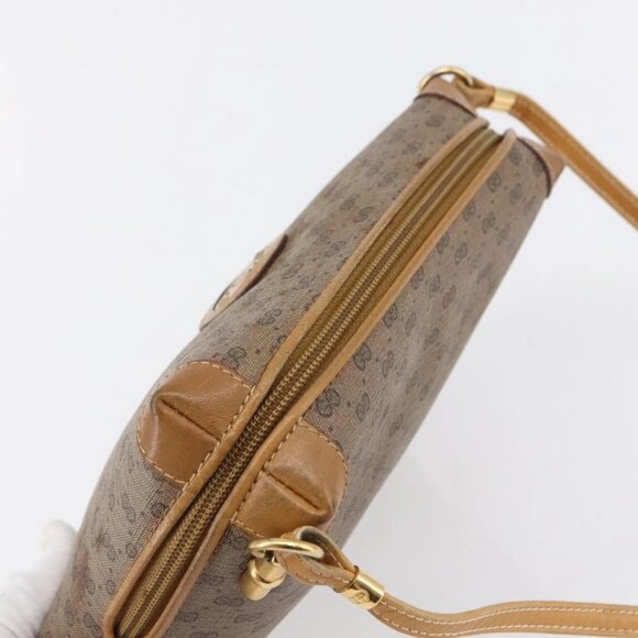 GUCCI Micro GG Supreme Shoulder Bag PVC Beige Gold 007 104 4916 Auth BA7113 - Picture 6 of 16